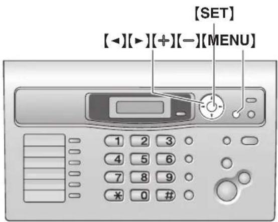 [SET] [←][→][+][-][MENU] 1 2 3 4 5 6 7 8 9 * 0 #
