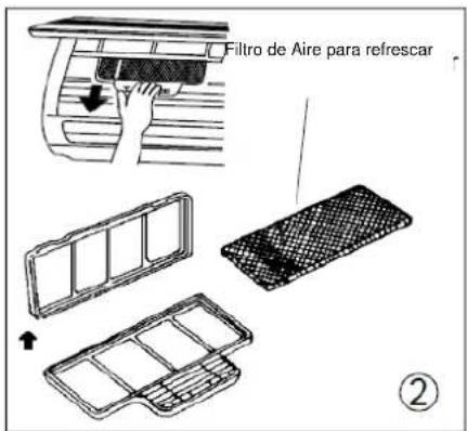 Jocel JACR-24HRN1/QB8W - Limpieza del filtro del aire - 2