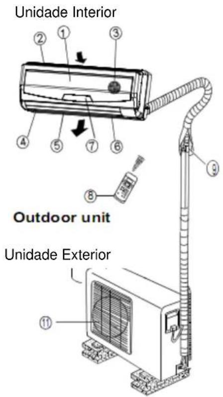 Jocel JACR-24HRN1/QB8W - Unidade interior - 1