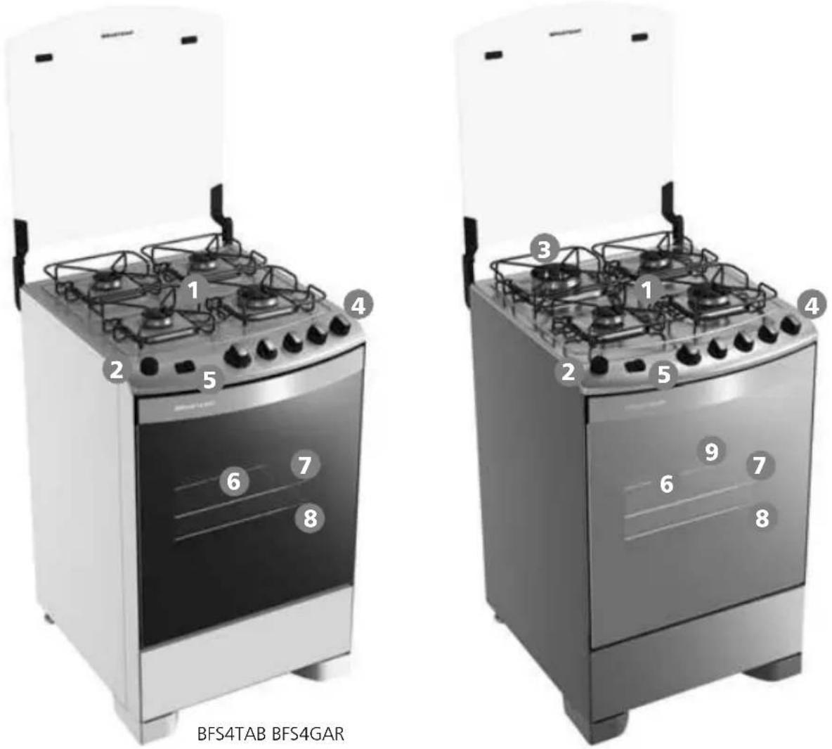 Brastemp BFD5QA - Clean 4 bocas 2.3 Ative! 4 bocas - 1