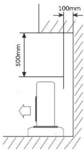 Agratto CSS12FR4 - Verificar o espaçamento necessário ao instalar a unidade externa. - 1