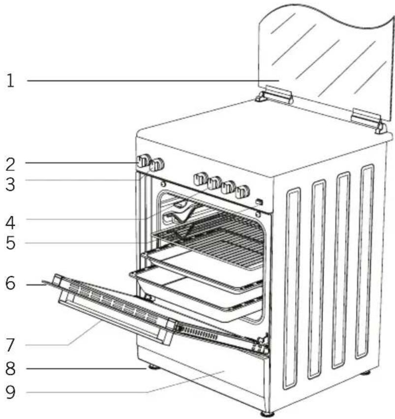 Orima OR 645 XF - INTRODUCTION OF THE APPLIANCE - 6