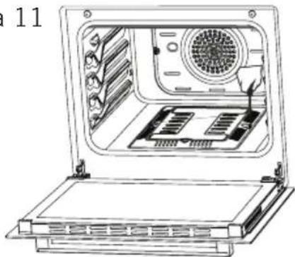Orima OR 645 XF - Desmontagem do queimador inferior - 1