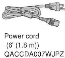 Power cord (6' (1.8 m)) QACCDA007WJPZ