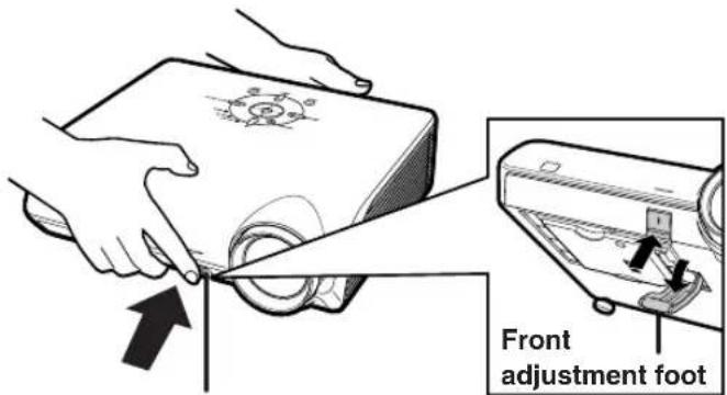 Front adjustment foot