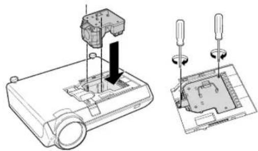 SHARP DT-400 - Reset the lamp timer. - 2