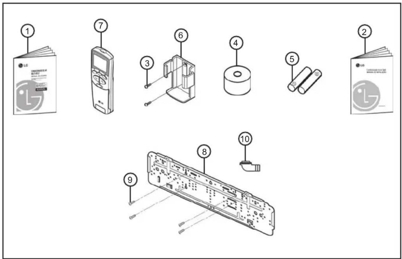 LG TSUC182KBA1 - Partes da Instalação e Acessórios - 1