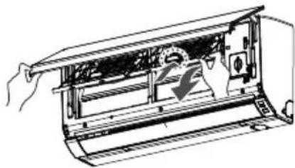 LG USUQ122BSZ2 - Limpeza do filtro de ar - 2