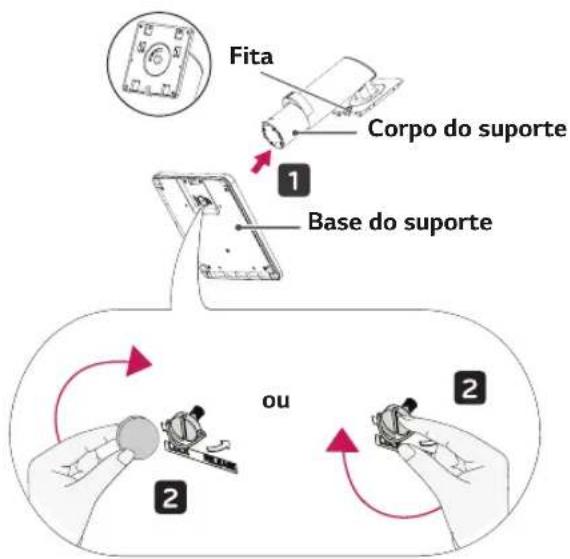 Fita Corpo do suporte 1 Base do suporte ou 2