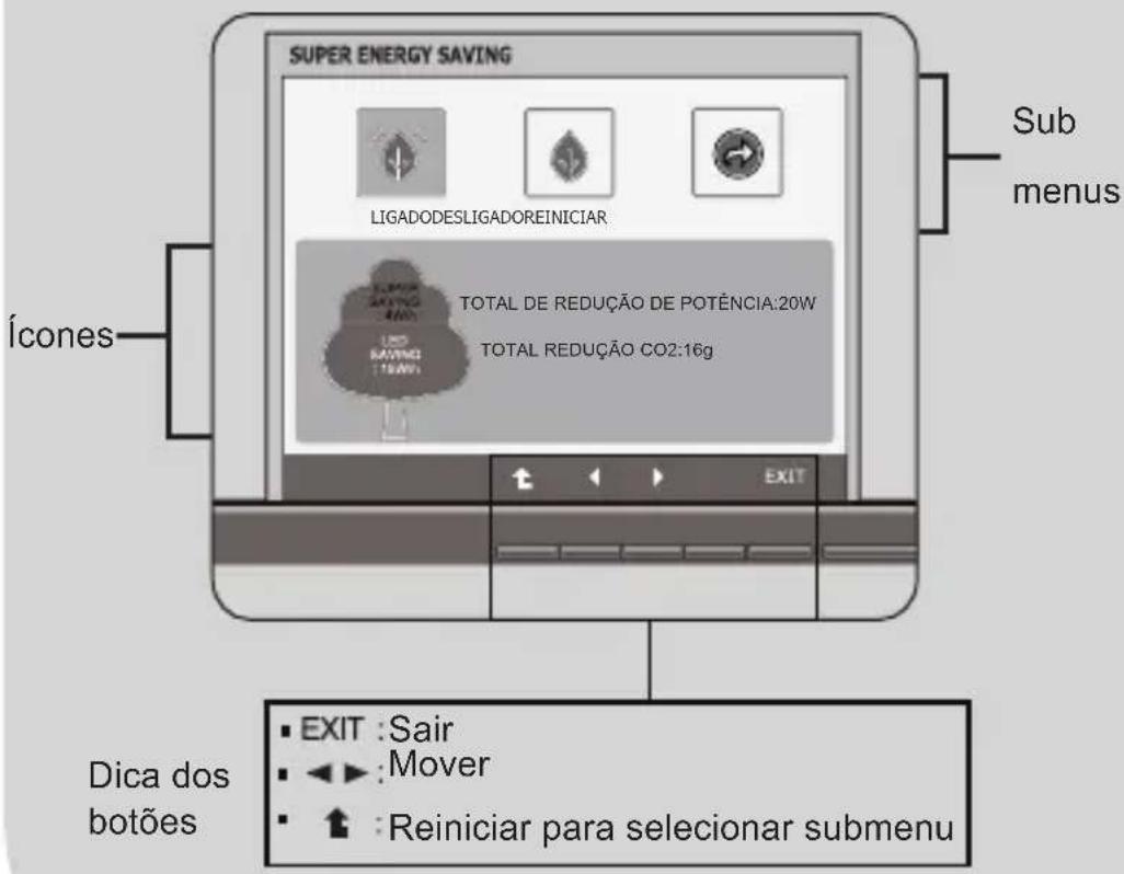 LG E1941CP - Ajuste e seleção do On Screen Display (OSD) - 2