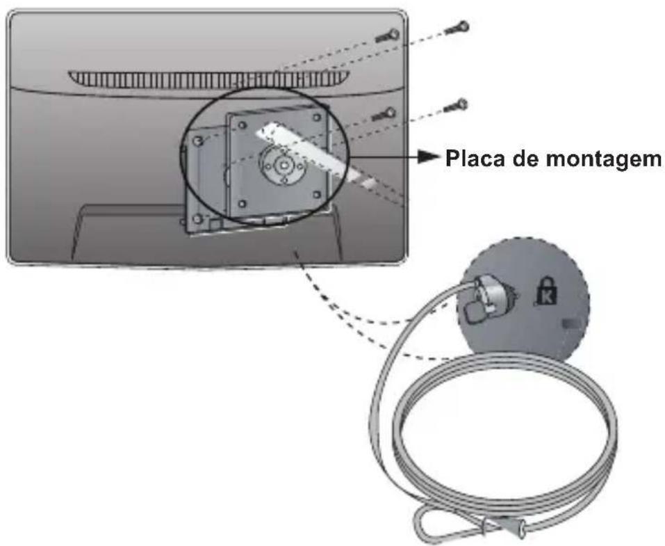 LG E1941CP - Placa de montagem na parede(comprada separadamente) - 1