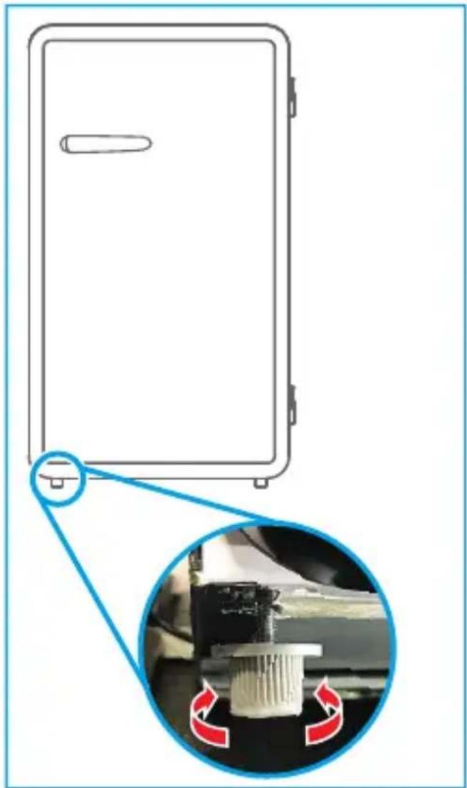 MIDEA MRV10P2 - - Nivelamento do Frigobar - 1