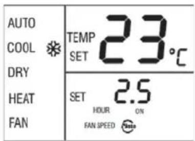 MIDEA 42XQV60C5 - Operação com TIMER ON - 1