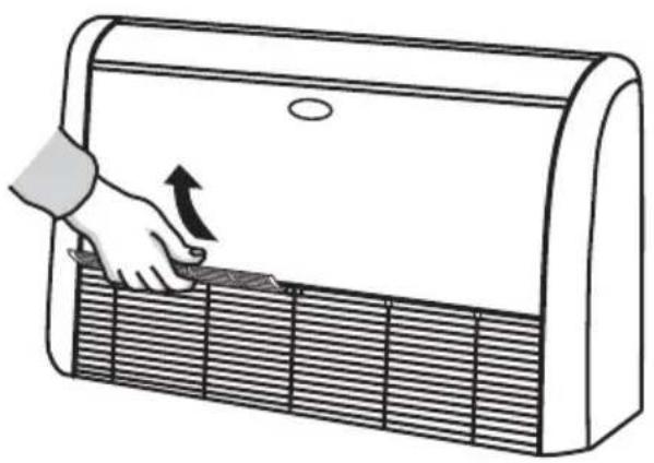 MIDEA 42XQV60C5 - Limpeza dos filtros - 1