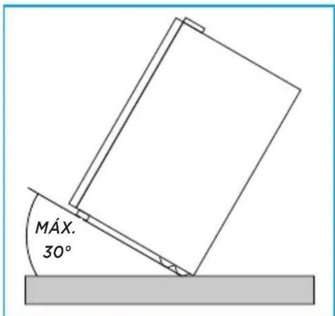 MÁX. 30°