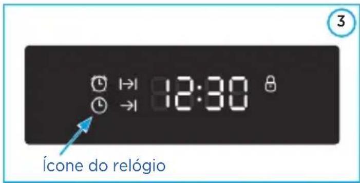 MIDEA TCD80P2 - Ajuste do relógio: - 1