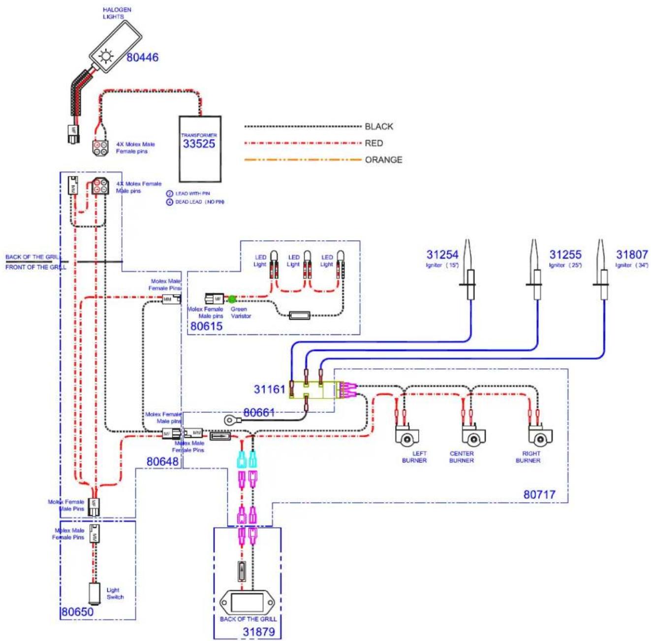 Sedona L600 LP - WIRING SCHEMATICS - 1