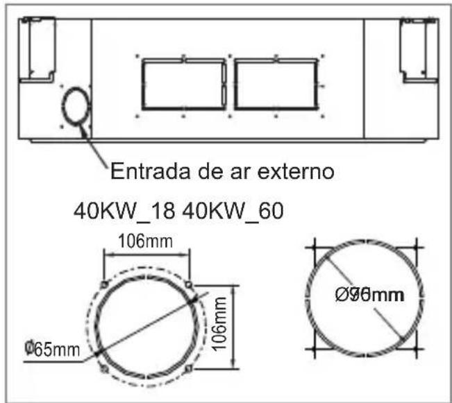 MIDEA 40KWQX48C5 - a) Renovação do ar - 1