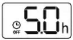 MIDEA 40KWQX48C5 - - Para configurar o Timer Desligar Ⓤ: - 1