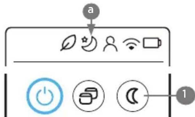 MIDEA 40KWQX48C5 - - Funcionamento da função Dormir - 1