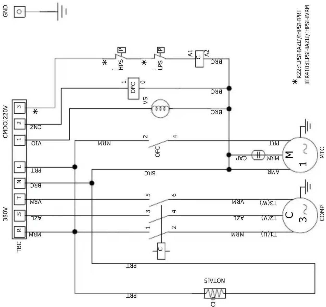 MIDEA 40KWQX48C5 - |Este termostato lacompana el evaporador - 1