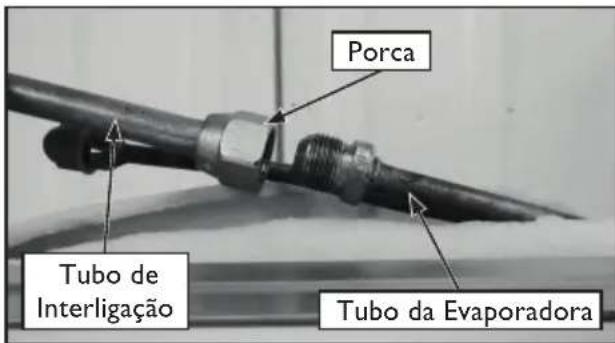MIDEA 40KVQOA18C5 - Conexões da unidade evaporadora: - 1