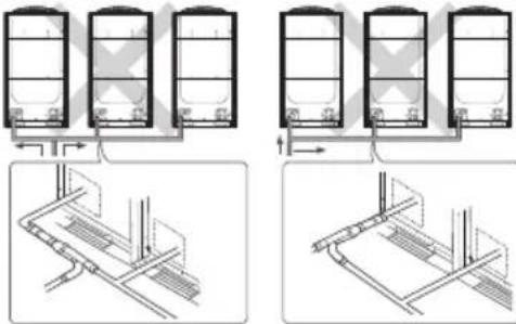 SAMSUNG AM180JXVANH - Instalação do tubo entre as unidades externas - 4