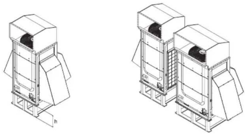 SAMSUNG AM180JXVANH - Cuidados ao instalar a estrutura e escolher a base de suporte - 1
