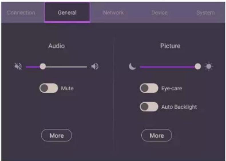 BENQ BERE7501 - General settings - 1