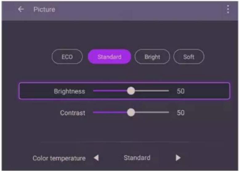 BENQ BERE7501 - Picture settings - 1