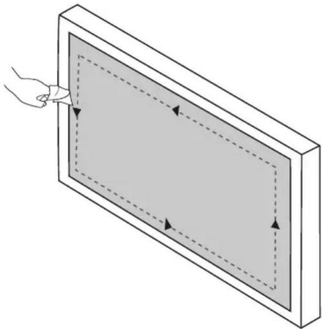 BENQ BERE7501 - Important instructions for using the touch screen - 1