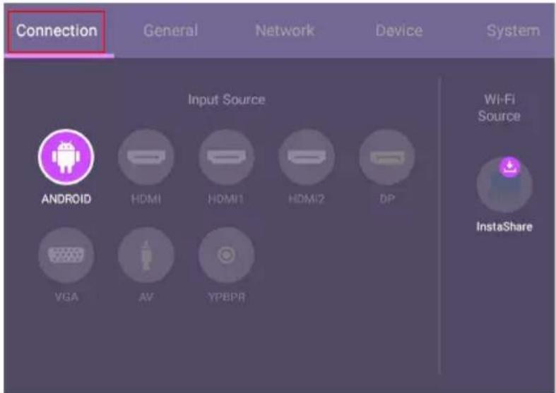 BENQ BERE7501 - Input settings - 1