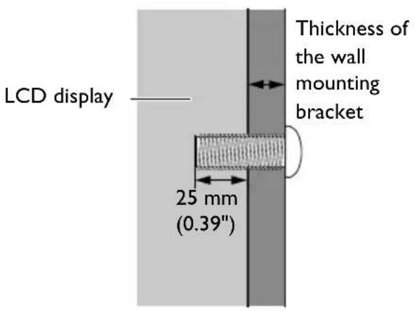 BENQ BERE7501 - Installing the display on a wall - 5