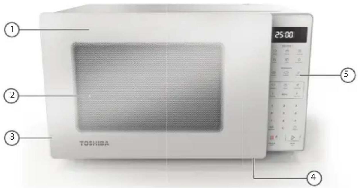 TOSHIBA MM2-EM27P - - ITENS E ACESSÓRIOS DO FORNO MICRO-ONDAS - 1