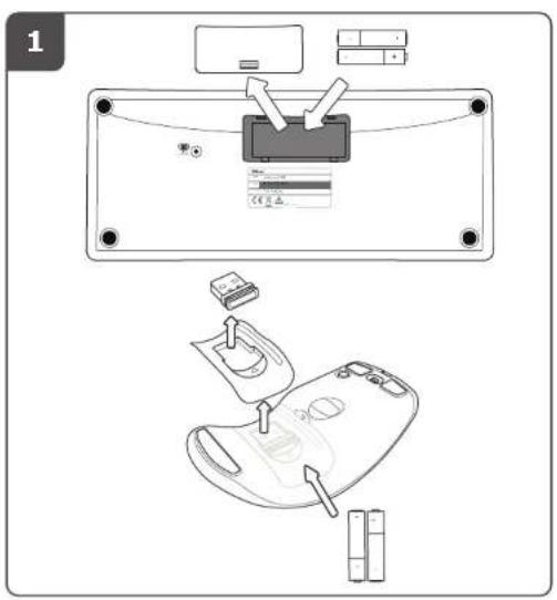 Diagram showing a device interior with labeled components and a close-up of its internal structure, likely illustrating a battery or device assembly.