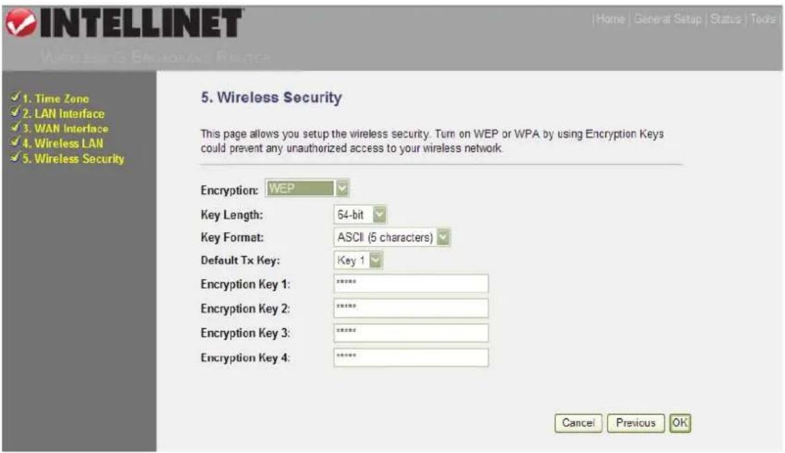 Intellinet Wireless G 4-Port Router 524636 - WEP - 1