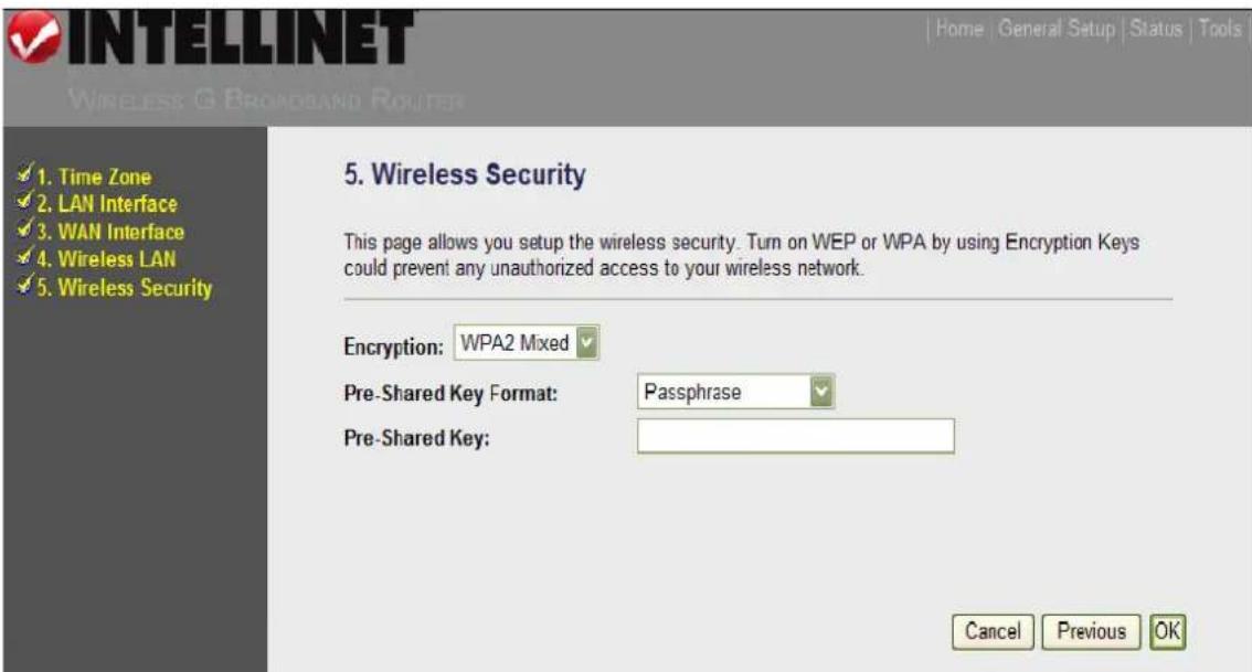 Intellinet Wireless G 4-Port Router 524636 - WPA2 Mixed - 1