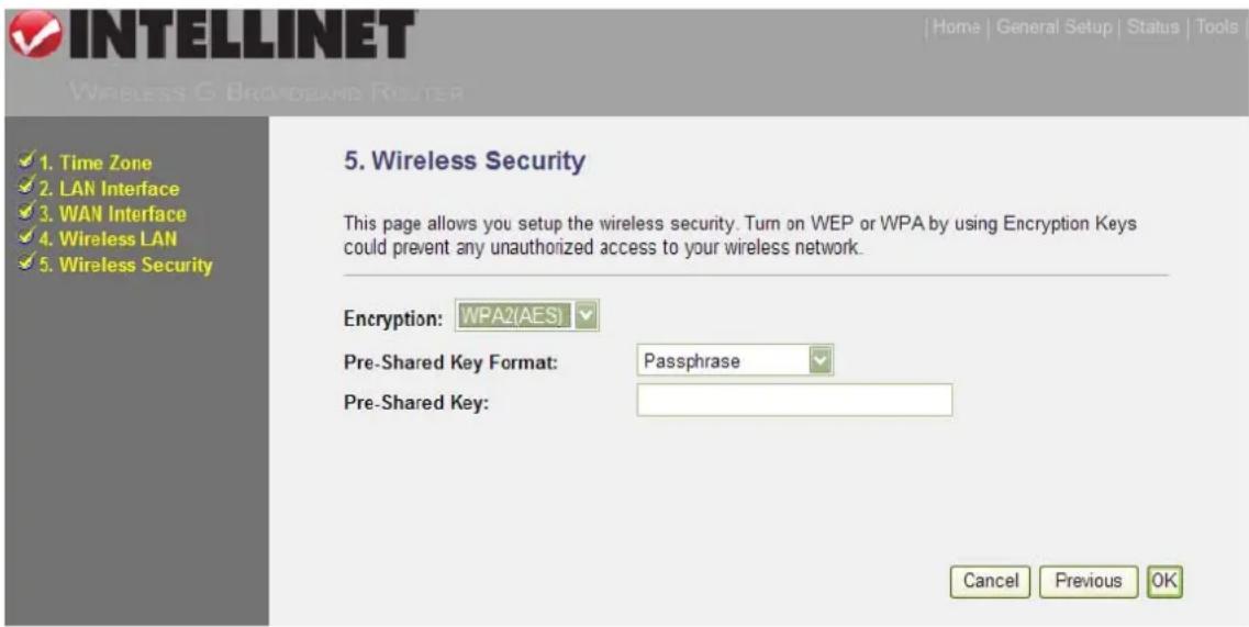 Intellinet Wireless G 4-Port Router 524636 - WPA2 (AES) - 1