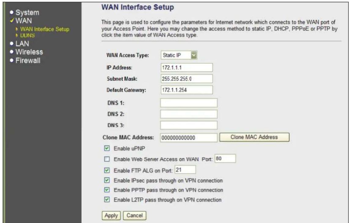 Intellinet Wireless G 4-Port Router 524636 - Static IP - 1
