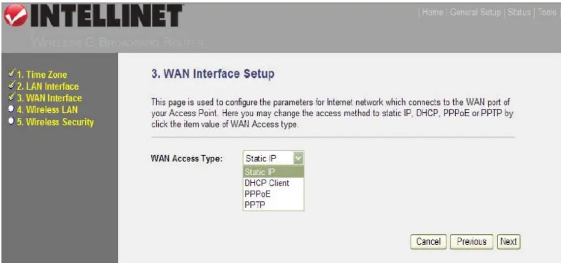 Intellinet Wireless G 4-Port Router 524636 - WAN Interface - 1