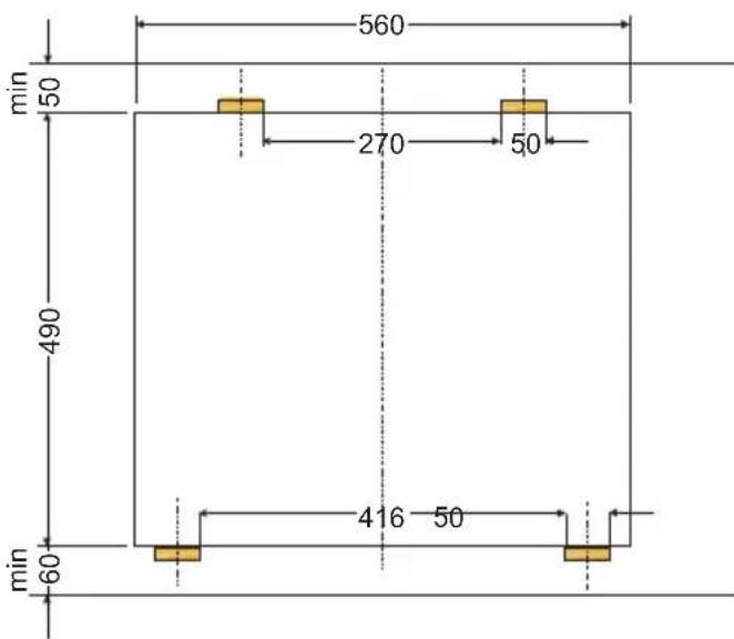 Hansa BHCI63306 - Монтаж плиты в столешнице мебели - 4