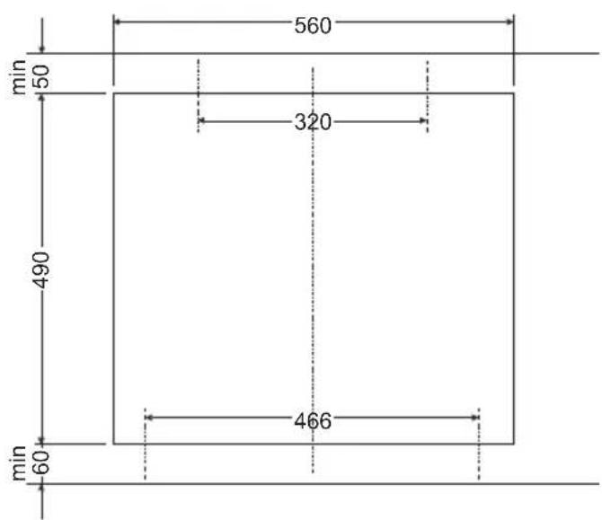 560 min 50 320 490 466 min 60
