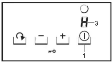 Hansa BHCI63308 - Oprirea plitei de încălzire - 1