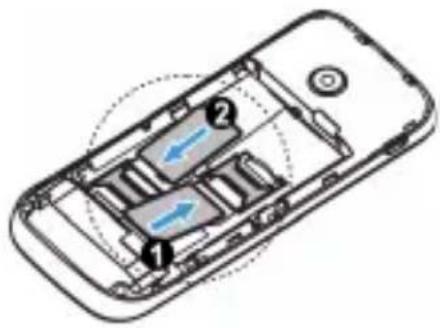 PHILIPS E160 - 插入 SIM 卡 - 2