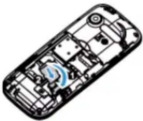 PHILIPS E121 - 插入 Micro SD 卡 (存储卡) - 1