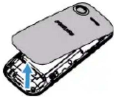 PHILIPS E121 - 插入 SIM 卡 - 1