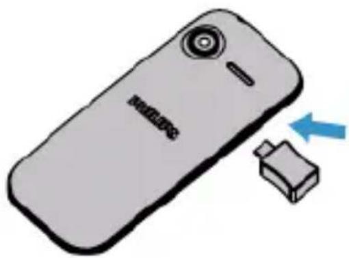 PHILIPS E121 - 插入 SIM 卡 - 3