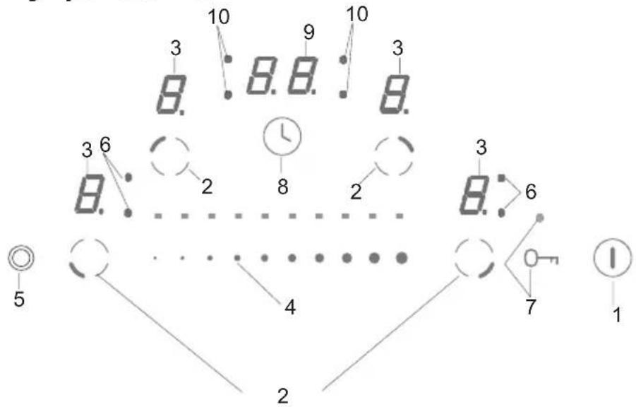 Hansa BHCI63808 - Панель управления - 1