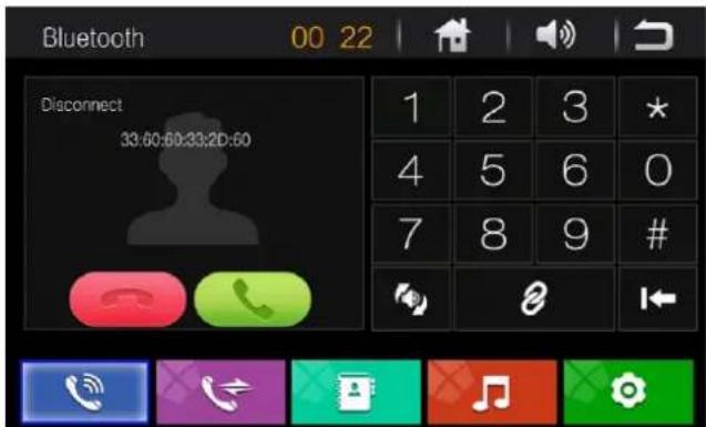 Xomax XM-DTSBN933 - Bluetooth phone: - 2