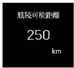航绕可能距離 250 km